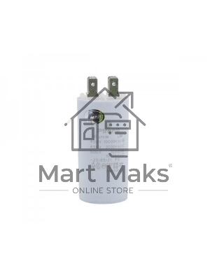 Конденсатор CBB60 16мкФ 450V, 37x70мм (4 клеммы, крепление болтом) 304004