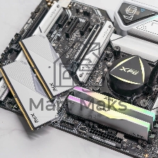 Оперативная память XPG Lancer, DDR5, 32Gb (2x16GB), 6400MHz, CL32, DIMM, с радиаторами, RGB, белый
