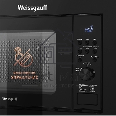 Встраиваемая микроволновая печь Weissgauff HMT-620 B Grill черный, 20 л, 700 Вт, переключатели - кнопки/поворотный механизм
