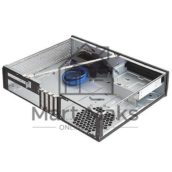 Компьютерный корпус Slim HTPC Silverstone Milo ML04B <Black, mATX, USB3.0, Audio, без БП>