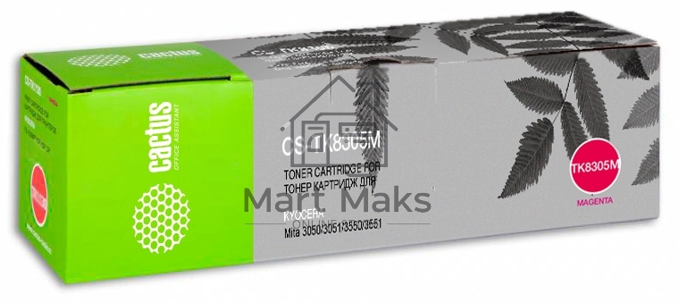 Картридж лазерный Cactus CS-TK8305M пурпурный (15000 стр.) для Kyocera Mita 3050/3051/3550/3551
