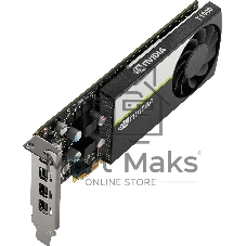 Видеокарта VGA PNY NVIDIA QUADRO T1000, 4 Gb GDDR6/128 bit, PCI Express 4.0 x16, 4x mDP, PG172