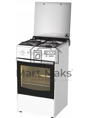 Плита газовая Darina 1B GM 441 105 W белый, конфорок 4 шт, духовка 50 л, 50 см x 85 см x 51 см