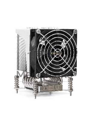 Кулер для процессора ExeGate ESNK-P0051AP4.PWM.4U.115x.Cu серебристый, 92 мм, алюминий/медь, 3800 об/мин, 44 дБ, 4 pin, 165 Вт, 125.8 мм