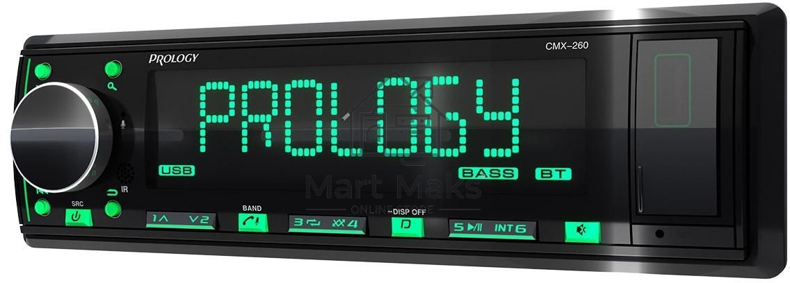 Автомагнитола Prology CMX-260 1DIN 4x55Вт