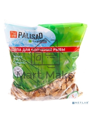 Щепа для копчения рыбы (ольха+бук+чабрец), Россия Camping Palisad