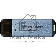 Накопитель SSD Transcend USB-C 512GB TS512GESD300C ESD300 голубой