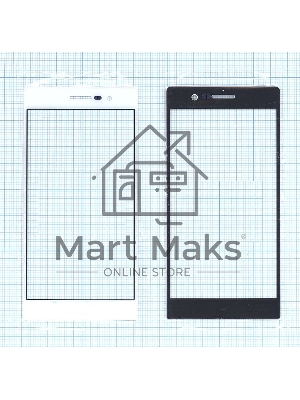 Стекло для Huawei Ascend P7 белое