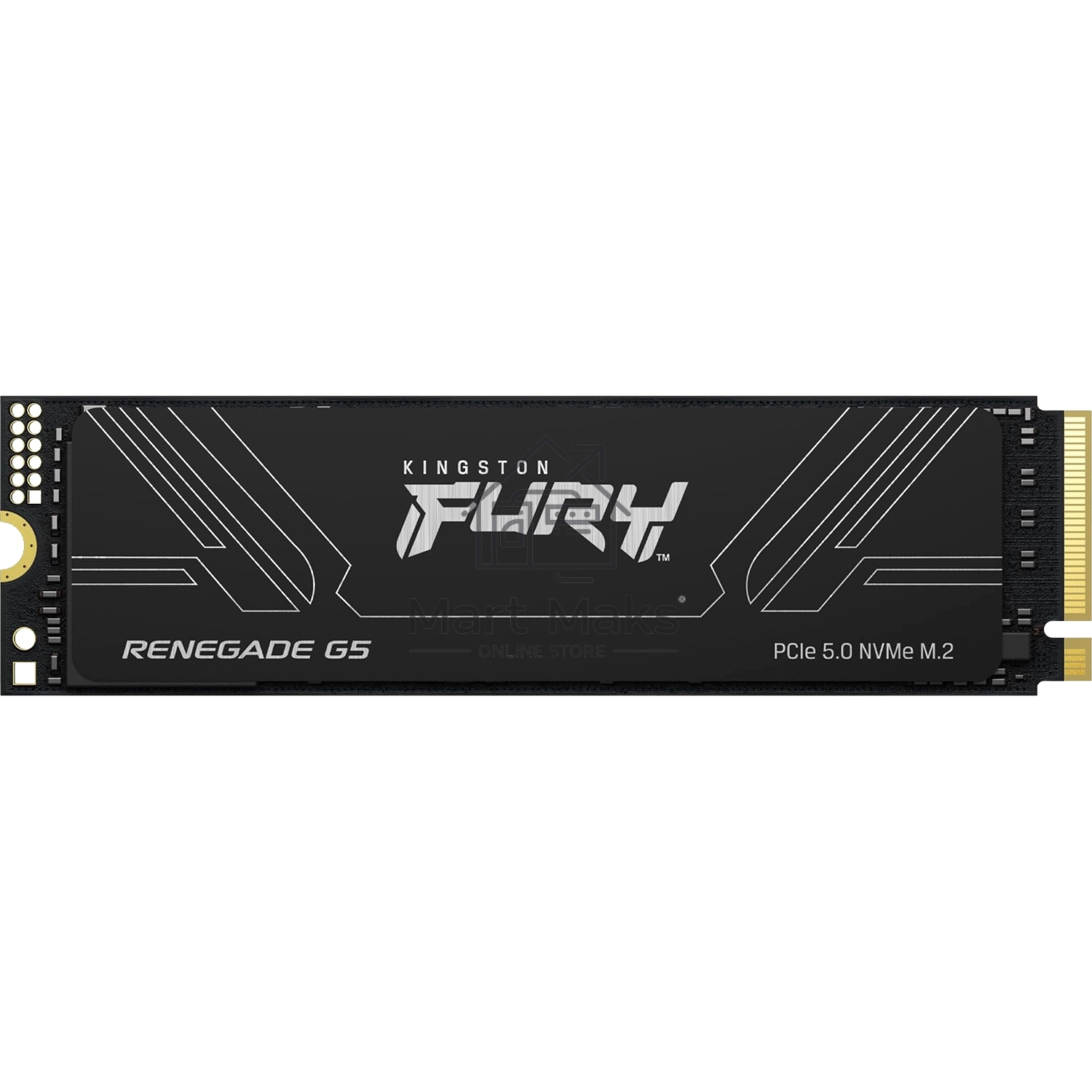 Твердотельный накопитель Kingston SSD Fury Renegade, 4096GB, M.2(22x80mm), NVMe, PCIe 5.0 x4, 3D TLC, R/W 14800/14000MB/s, IOPs 2 200 000/2 200 000, TBW 4000, DWPD 0.5 (12 мес)