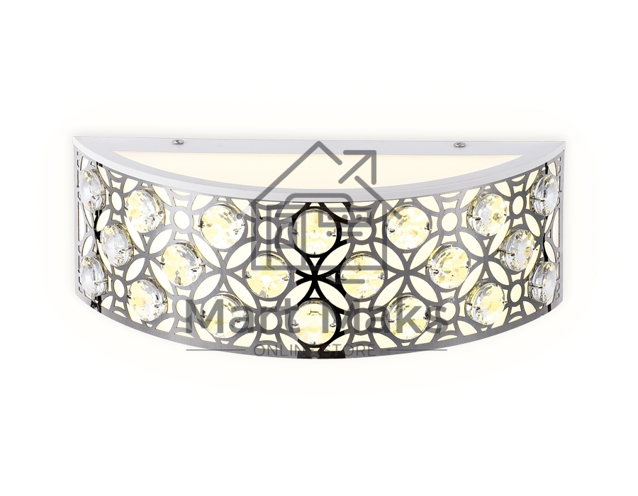 Светильник Ambrella light FA9411 WH/CH белый/хром 4200K 12W 300*110*100