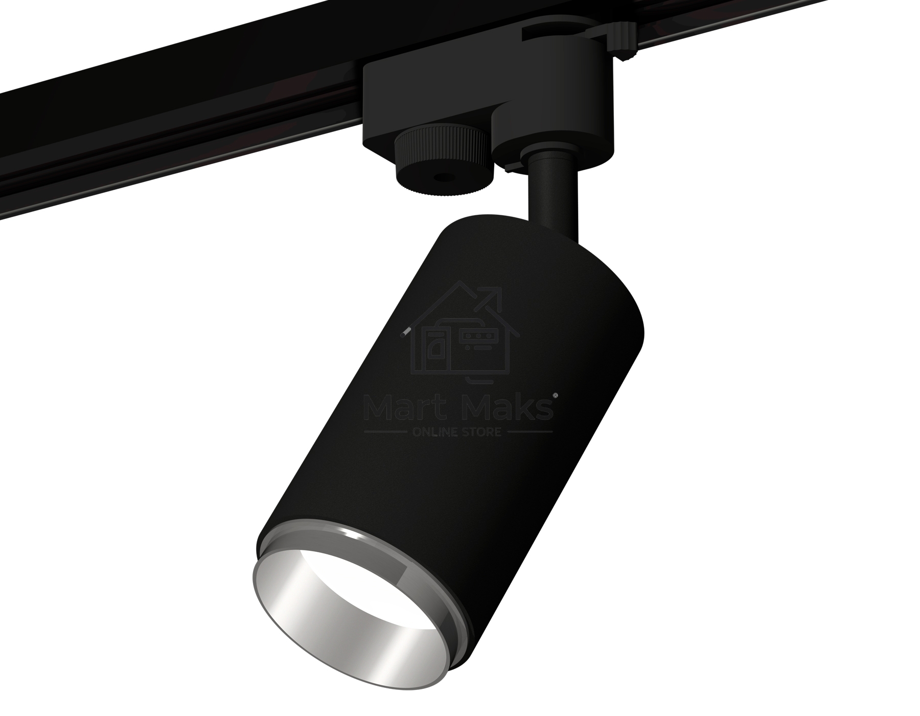 Светильник Ambrella light XT6323042 SBK/PSL черный песок/серебро полированное MR16 GU5.3 (A2521, C6323, N6122)