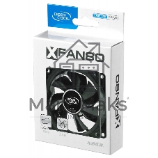 Вентилятор для корпуса DEEPCOOL XFAN 80 черный, 80 мм, 1800 об/мин, 20.3 дБ, Molex