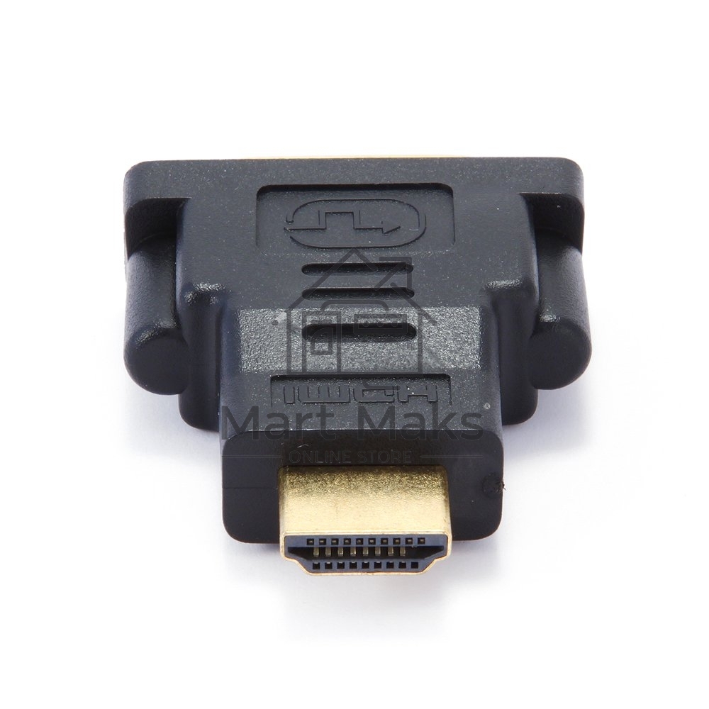 Переходник Gembird Переходник HDMI-DVI 19M/25F, золотые разъемы, пакет(A-HDMI-DVI-3)