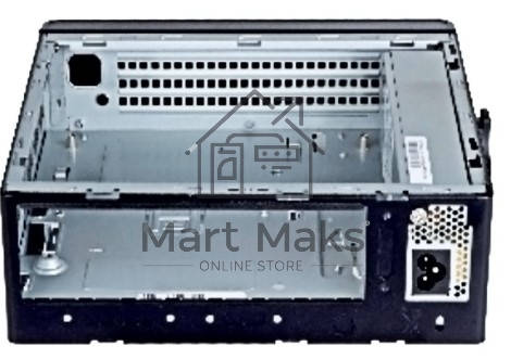 Компьютерный корпус Powerman <EQ101BK> slim ATX 200W Black 6117857 (8cm Fan, 2* USB 3.0, Audio, PM-200ATX-PRO APFC)