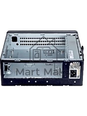 Компьютерный корпус Powerman <EQ101BK> slim ATX 200W Black 6117857 (8см Fan, 2* USB 3.0, Audio, PM-200ATX-PRO APFC)