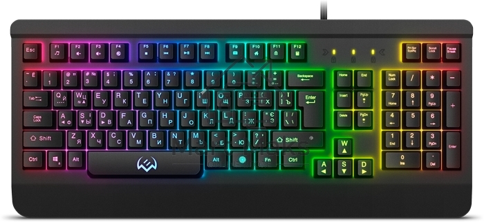 Игровая клавиатура SVEN KB-G9450 (104кл., мет. корпус, 12 Fn функций, подсветка)