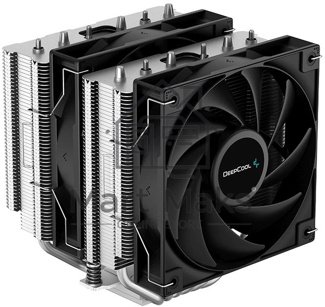 Кулер Deepcool AG620 R-AG620-BKNNMN-G-1 серебристый/черный 120мм алюминий+медь 1850rpm 29.4db 260W 157мм
