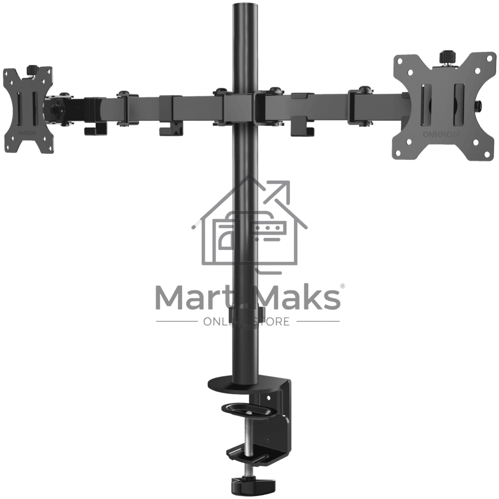 Кронштейн ONKRON D221E для двух мониторов 13
