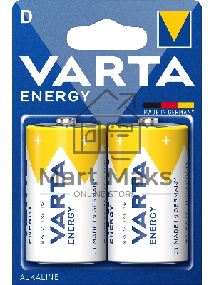 Батарейки VARTA ENERGY D бл. 2 Батарейки VARTA ENERGY D бл. 2