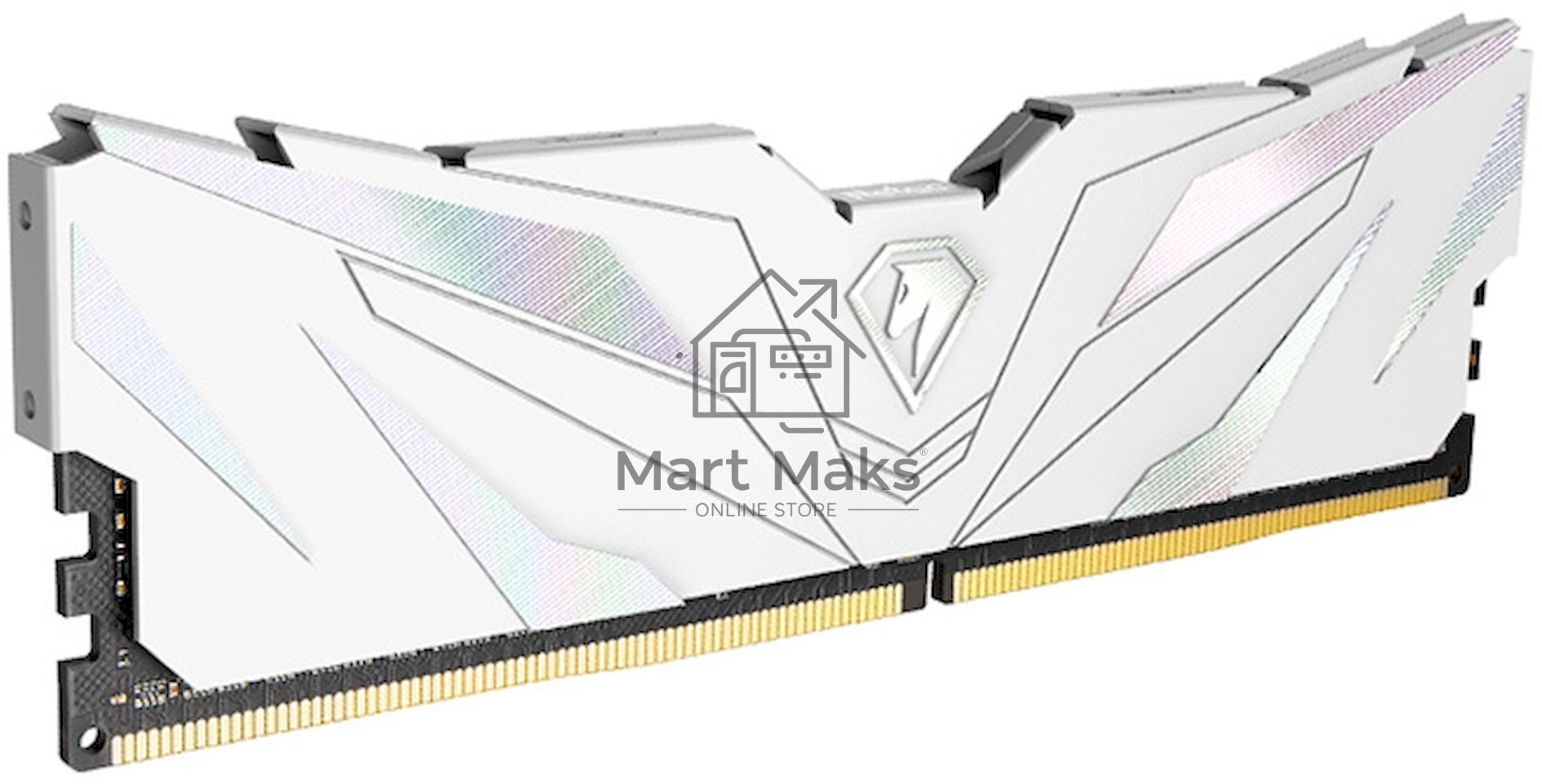 Оперативная память NETAC, DDR4, 16GB (2x8GB), 3600MHz, CL18, DIMM, с радиатором, белый