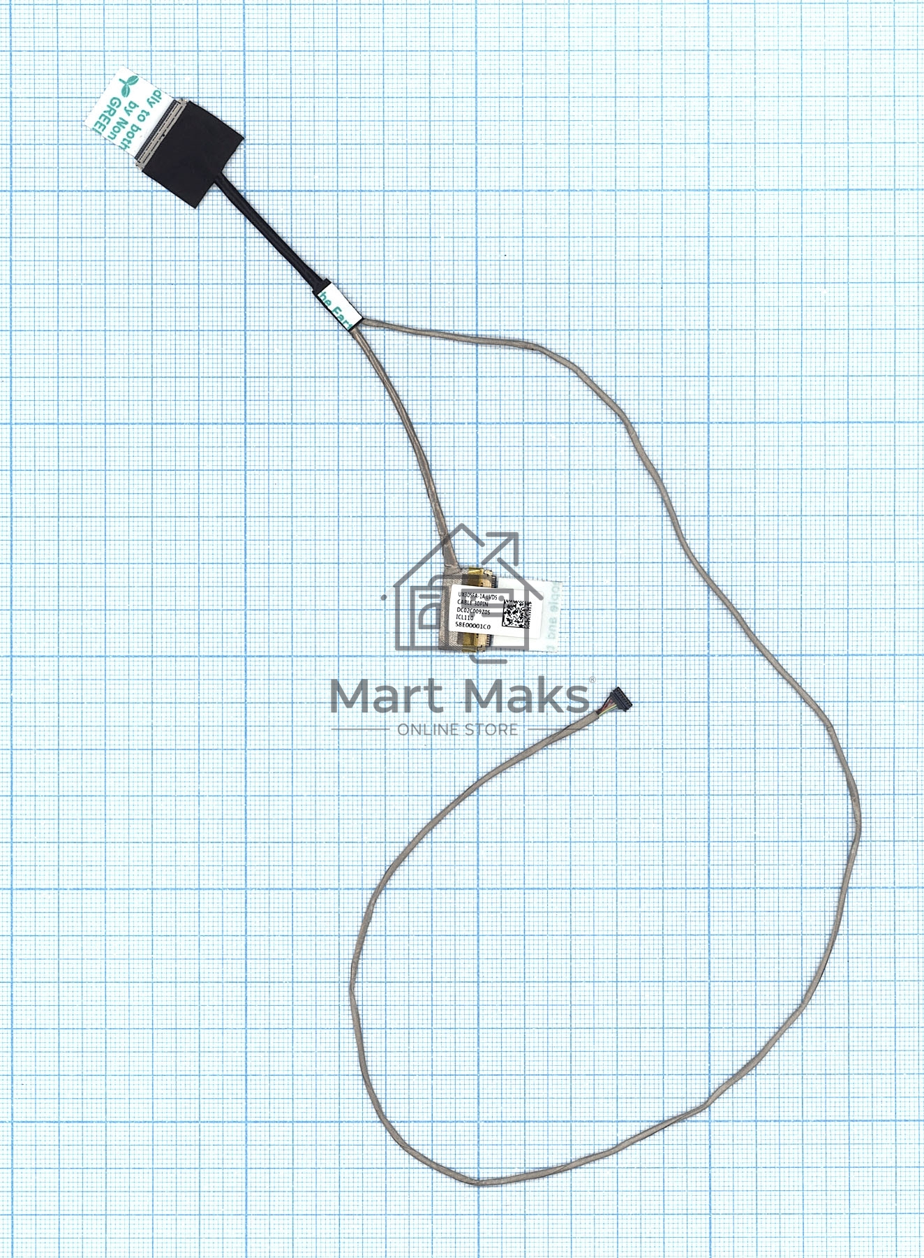 Шлейф матрицы для ноутбука Asus UX305FA UX305 UX305LA 30-pin