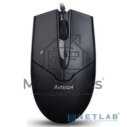 Мышь проводная A4Tech OP-550NU черный, 1000 dpi, USB, кнопки - 3