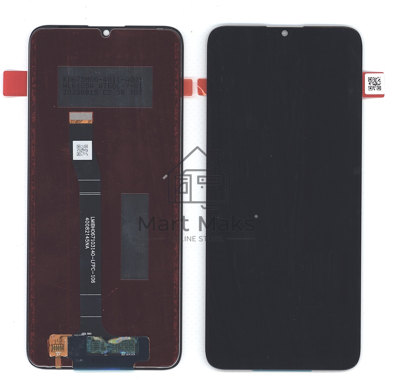 Дисплей для Huawei Nova Y71 в сборе с тачскрином, черный orig