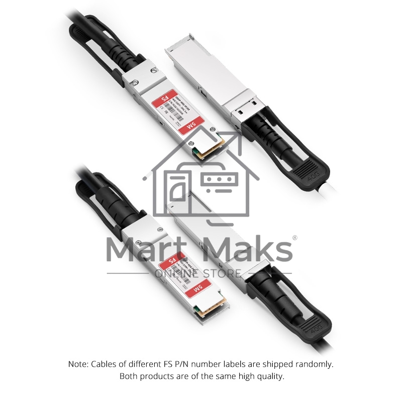 Твинаксиальный медный кабель 3m (10ft) Generic Compatible 40G QSFP+ Passive Direct Attach Copper Cable