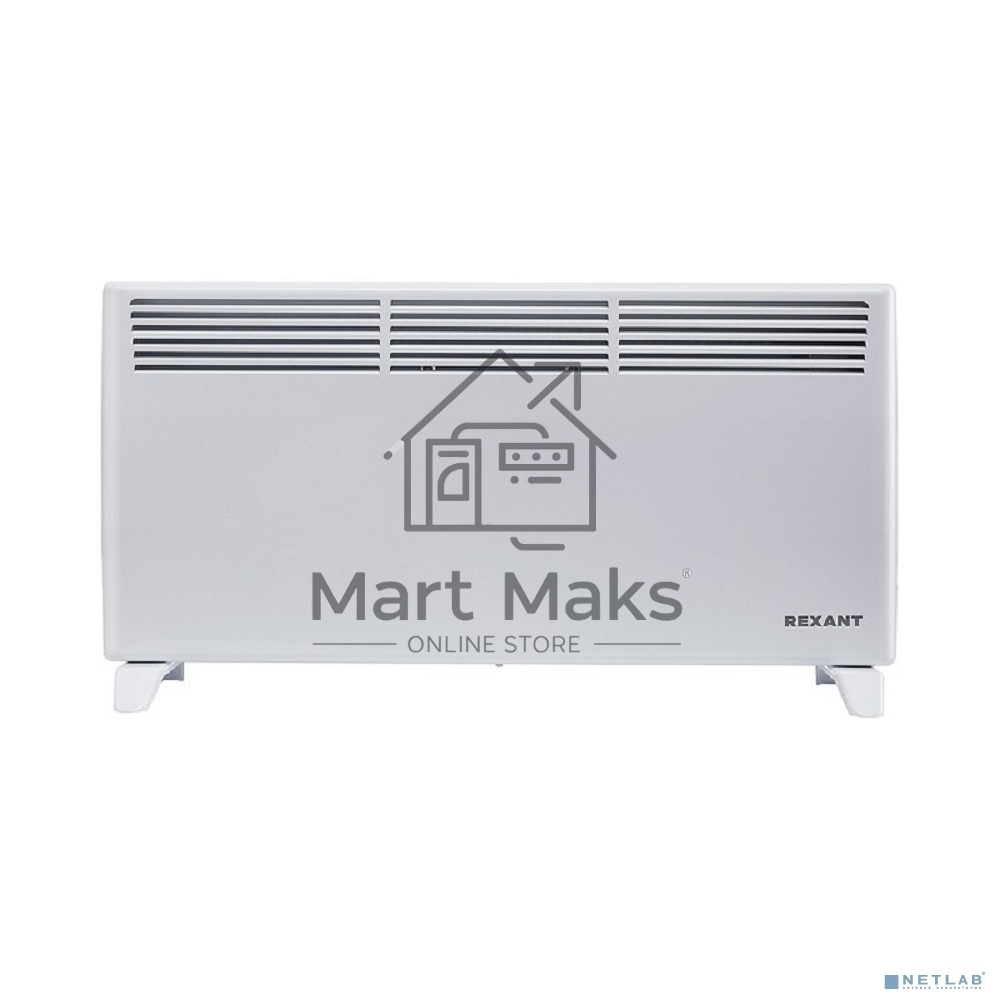 Конвектор Rexant 60-0120 белый, 2000 Вт, 25 м2, термостат