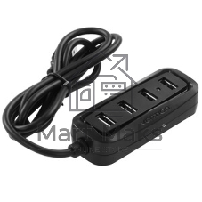 USB-концентратор Vention VAS-J43-B100, USB 2.0, USB 4 порта, USB