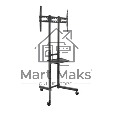 Мобильная стойка напольная Kromax OMEGA-15 черный, 1 шт/уп, для TV 32