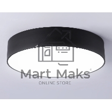 Потолочный светодиодный светильник Ambrella light FV5526 BK черный LED 35W 4200K D300*58 (Без ПДУ)