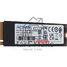 Накопитель SSD ADATA LEGEND 860, 2Tb, PCIe 4.0 x4, M.2 2280, NVMe, R/W 6000/5000, с радиатором