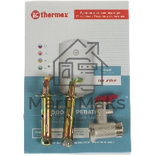 Водонагреватель электрический Thermex TitaniumHeat 30 V Slim белый, накопительный, 30 л, 2 кВт, настенный, вертикальный, узкий корпус, бак с титановым покрытием