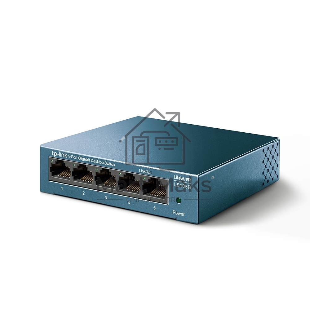 Коммутатор TP-Link 5 ports Giga Unmanagement switch, 5 10/100/1000Mbps RJ-45 ports