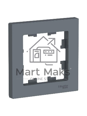 Рамка однопостовая ATLASDESIGN грифель