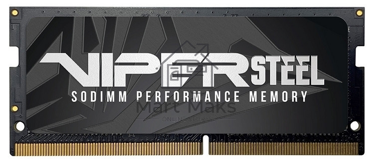 Оперативная память Patriot Viper Steel, DDR4, 8GB (1x8GB), 2666MHz, CL18, SO-DIMM