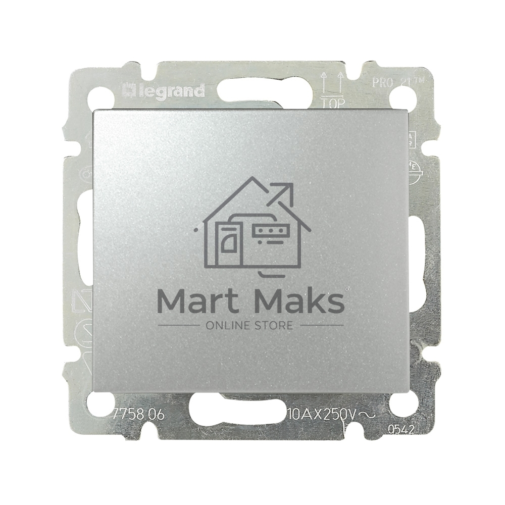 Переключатель Legrand 770106 2 напр. Valena (алюминий)