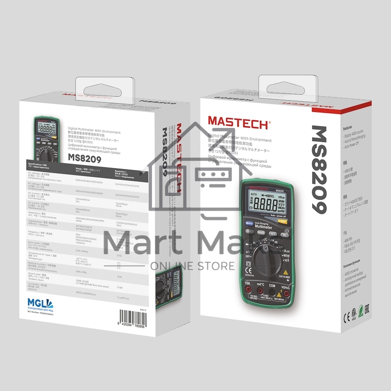 Профессиональный мультиметр MS8209 MASTECH