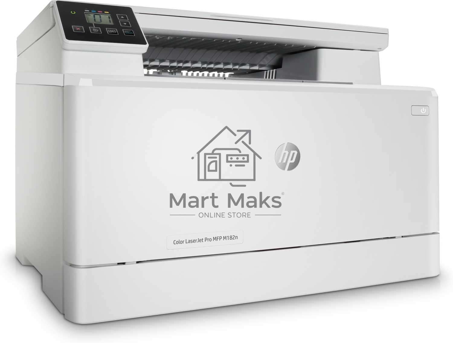 МФУ лазерный HP Color LaserJet Pro MFP M182n (7KW54A), A4, цветной, печ. до 16 стр/мин., 600 x 600 dpi (печать) 1200x1200dpi (скан.), USB, RJ-45, Air Print, Mopria