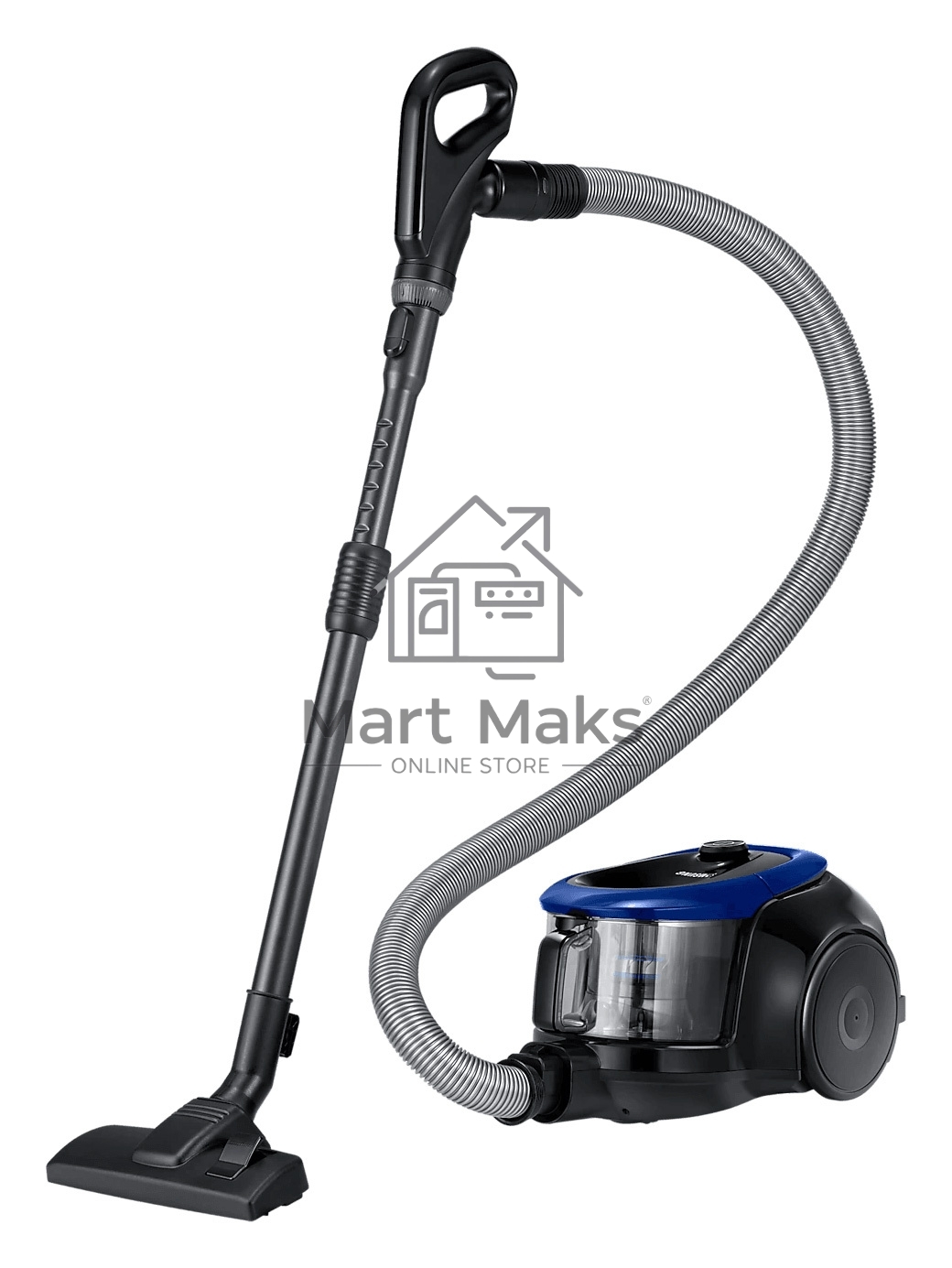 Пылесос Samsung VC18M21A0SB синий, 380/1800 Вт, уборка сухая, пылесборник контейнер 1.5 л