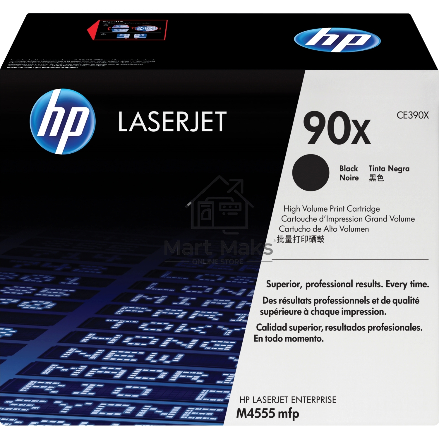 Картридж лазерный HP CE390X черный LJ M4555MFP/ LJ 602/LJ 603 (24 000 стр)