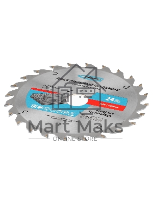 Пильный диск по дереву ф216 х 32 мм, 24 зуба + кольцо 32/30мм Gross