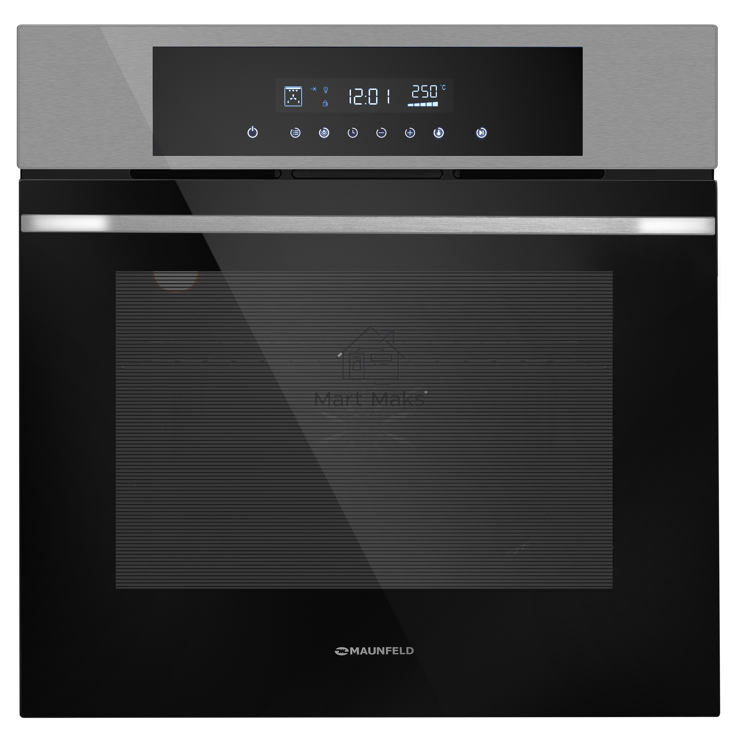 Шкаф духовой электрический Maunfeld AEOD60103S черный