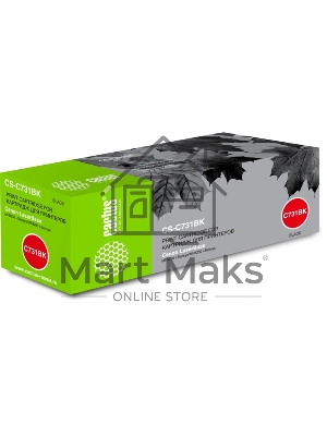 Картридж лазерный Cactus CS-C731BK черный (1600 стр.) для Canon LaserBase MF8230 i-Sensys/MF8280 i-Sensys