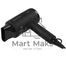 Фен BRAYER BR3040 черный, 1400 Вт, компактный