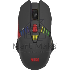 Мышь беспроводная Acer Nitro OMR305 черный, 3200 dpi, радиоканал, Bluetooth, USB, кнопки - 8