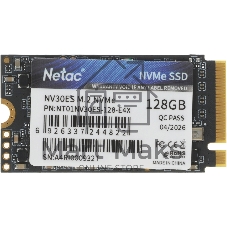 Твердотельный накопитель SSD M.2 2242 Netac 128Gb NV30ES Series NT01NV30ES-128-E4X (PCI-E 3x4, up to 1600/1300MBs, 3D NAND, 75TBW, NVMe, 22х42mm)
