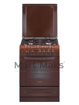 Плита газовая Gefest ПГ 6100-03 0001 коричневый, конфорок 4 шт, духовка 52 л, 60 см x 85 см x 60 см