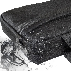 Сумка ExeGate BusinessPro EСС-115 Black, water resistant, черная, водоотталкивающий полиэстер, 15.6